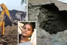 कानपुर में आंगन की जमीन धंसी, 25 फीट नीचे मिला युवती का शव