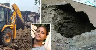 कानपुर में आंगन की जमीन धंसी, 25 फीट नीचे मिला युवती का शव कानपुर में आंगन की जमीन धंसी, 25 फीट नीचे मिला युवती का शव