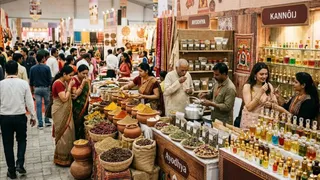 UP International Trade Show: अमरोहा के मसाले, अयोध्या की हर्बल चाय और कन्नौज का इत्र